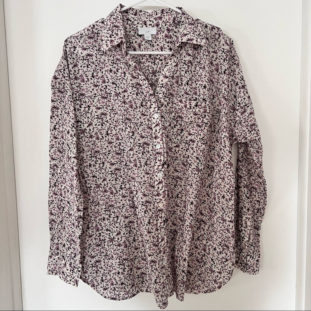 Button down floral blouse from J.Jill medium